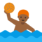 Person Playing Water Polo - Medium Black emoji on Google